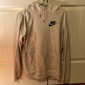 Nike light gray hoodie